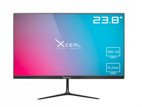 MONITOR LED XZEAL 23.8   XSPMG08B  1920 1080 FULL HD, PLANO VA, 100HZ, 5MS, HDMI, VGA, NEGRO XSPMG08B